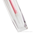tubos de brillo labiales transparentes rosa transparente